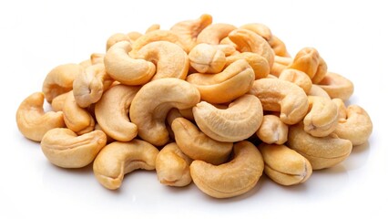 Fototapeta premium cashew nut isolated on white background 