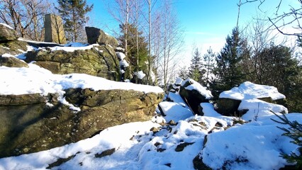 die Lippische Velmerstot, Nordkuppe auf 441,4 m Normalhöhennull