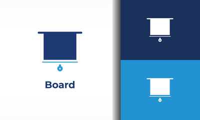 Board vector, icon or logo sign isolated symbol illustration