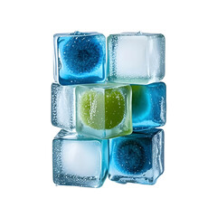 Frozen fruits cube