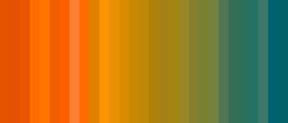 abstract background vertical stripes ranging from warm oranges to cool greens