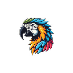 Macaw icon vector symbol design art illustration