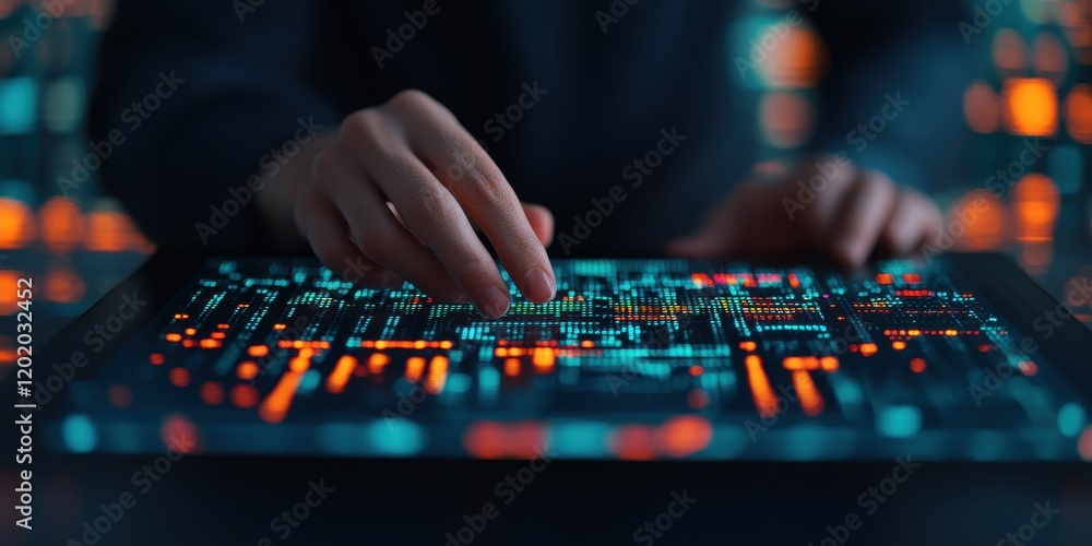 Aufkleber digital interaction with technology device
