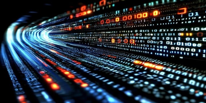 Depiction of machine learning processes with data flow.