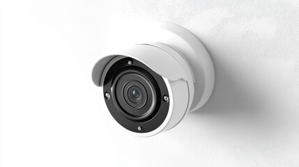 High-definition security camera displayed against a pristine white backdrop.