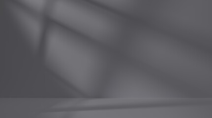 Empty Room Empty Space with cement wall floor gray on background