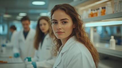 Fototapeta premium Scientist Lab Portrait Teamwork Research