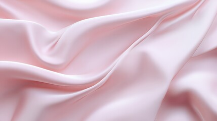 Obraz premium Soft Pink Silk Draped Fabric Abstract Background