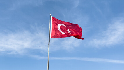 Turkish Flag in the Sky