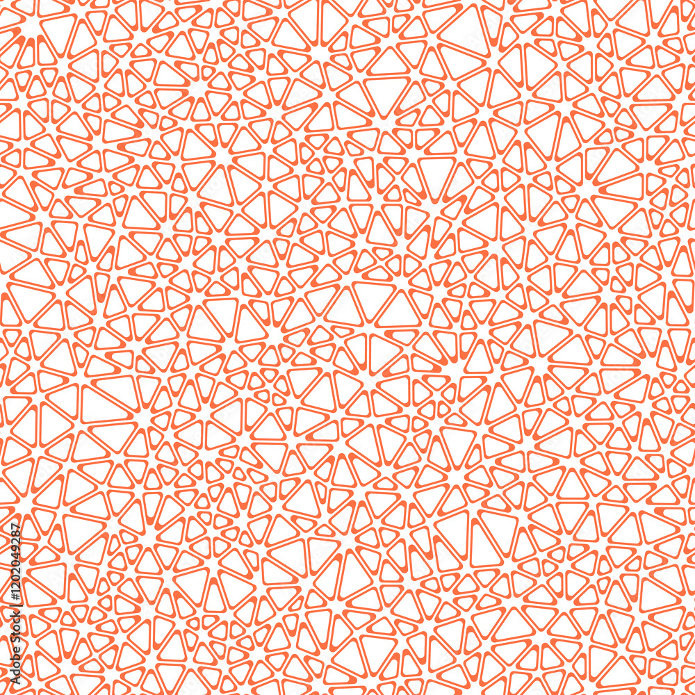 Poster triangles background. tiny triangles size. solid color style. rounded triangular cells outlined. rep