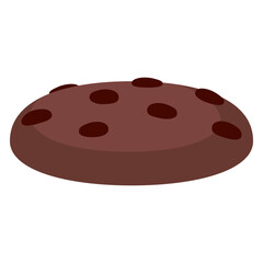dark brown cookie