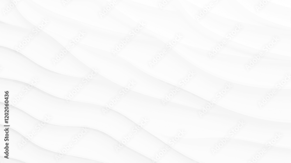 Poster white wave background. wavy stripes abstract background white gray pattern. abstract 3d white wave m