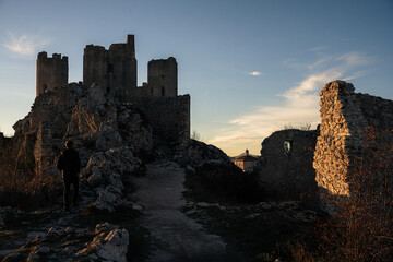 Obraz premium Rovine Rocca Calascio