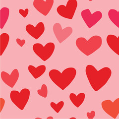 Valentine's Day vector seamless pattern