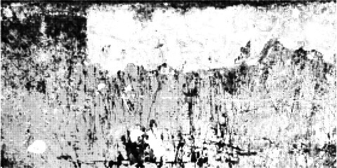 Monochrome abstract texture featuring grunge, scratches, and halftone background effects against a distressed. Vector design.