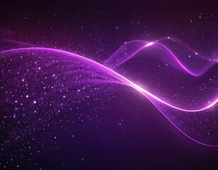 abstract purple background with purple shiny stars, an abstract background with glowing lines