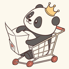 shopping cartoon © Md Rocan Uddin