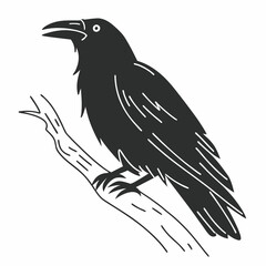 crow on a branch