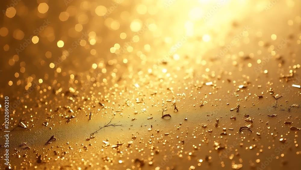 Poster abstract golden gradient background. generative ai.
