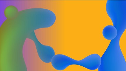 Evocative abstract artwork captures the essence of bubbles and waves. Explore the interplay of colors and forms in this unique piece, designed to inspire and intrigue your PC and laptop screen.