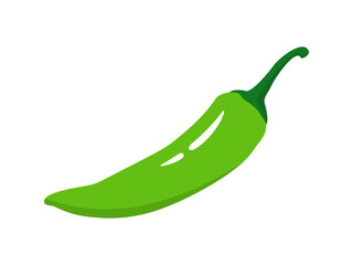 Green mild level pepper icon