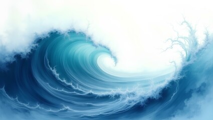 abstract background with waves