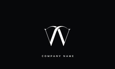VV, VV Abstract Letters Logo Monogram