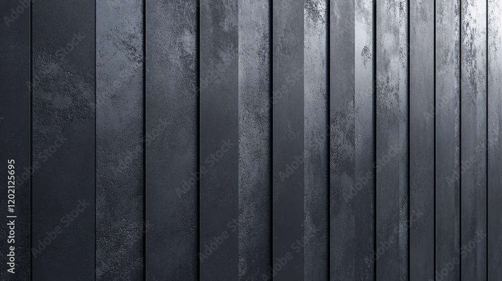 Aufkleber Dark metallic panels creating a textured and modern background