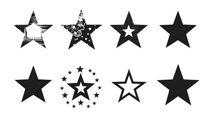 Obraz premium star icon set collection