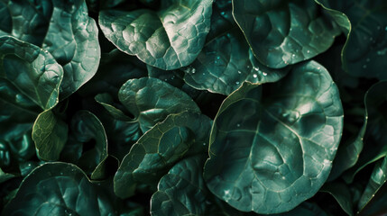 Obraz premium green leaves background