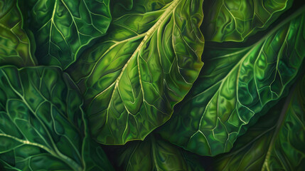 Fototapeta premium green leaves background