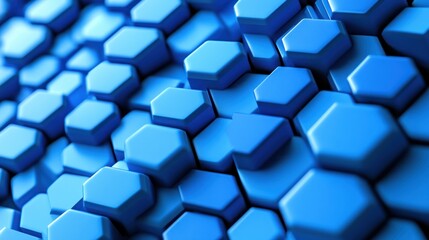 Abstract technological hexagonal background