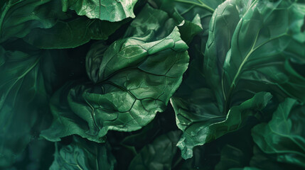 green leaves background