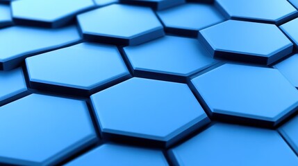 Abstract technological hexagonal background