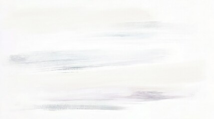 Fototapeta premium Horizontal, pale smear texture across a bright white canvas suggests quiet movement and subtle contrast.
