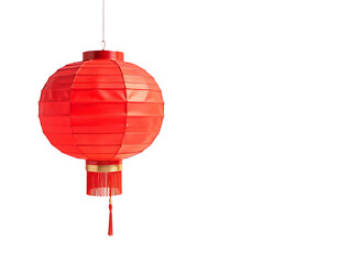 Obraz premium Traditional Red Chinese Lantern with Gold Detailing