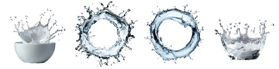 Dynamic Water Splash Effects Captured in High Definition Imagery