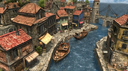 view of the old town of porto country