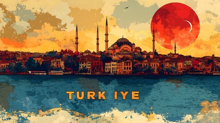 Sunset Over Istanbul