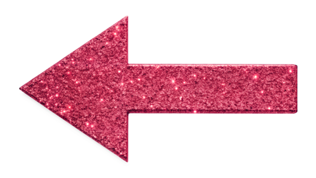 red arrow isolated on white