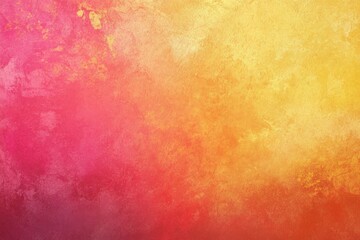 Obraz premium Bright gradient blends evoke warmth, transitioning from pink to