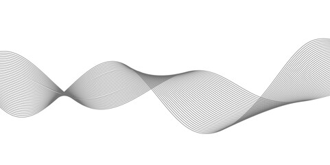 Modern abstract glowing wave background. Dynamic flowing wave lines design element.