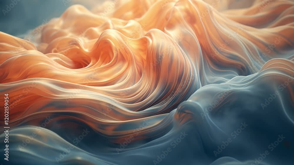 Aufkleber abstract whirlwind: a mesmerizing abstract artwork captures the dynamic energy of swirling colors an