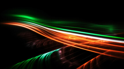 indian flag colors abstract background with lines