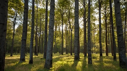 Obraz premium Defocused of baground natural landscape of trees