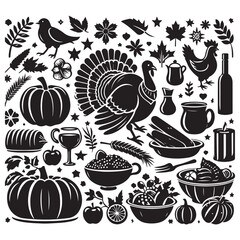 thanksgiving silhouette