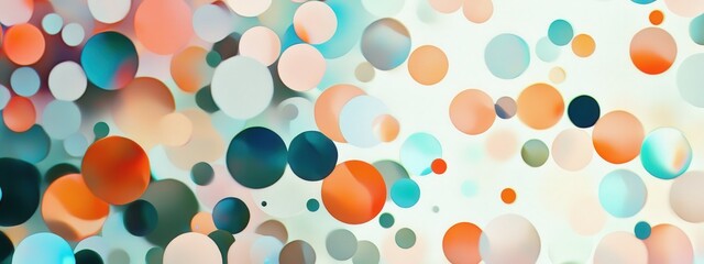 background of colorful circles. Selective focus