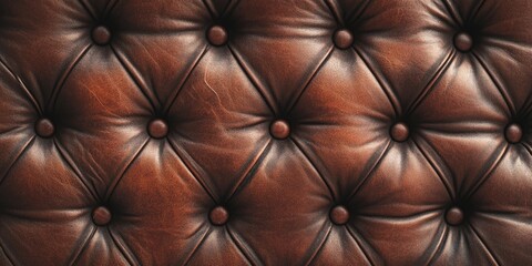 Fototapeta premium Brown Leather Couch