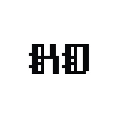 KD monogram logo design letter text name symbol monochrome logotype alphabet character simple logo