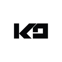 KD monogram logo design letter text name symbol monochrome logotype alphabet character simple logo